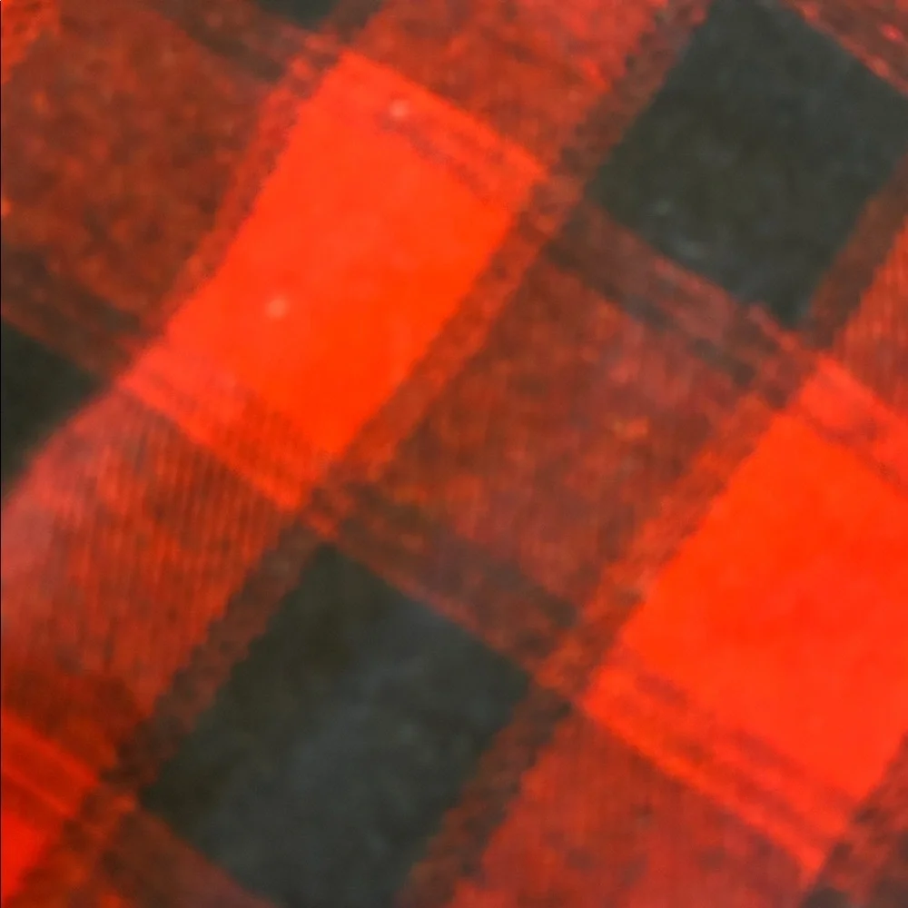 Red and Black Plaid Dog Jacket